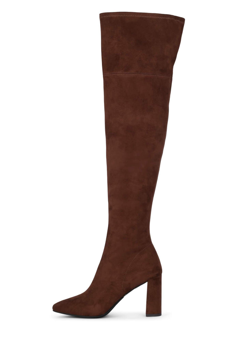 Jeffrey Campbell Parisah-2 Women's Knee High Boots Coffee | QCGRUYP-23