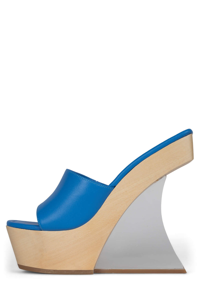 Jeffrey Campbell Pellucid Women's Platform Sandals Blue | YOJLTKM-89