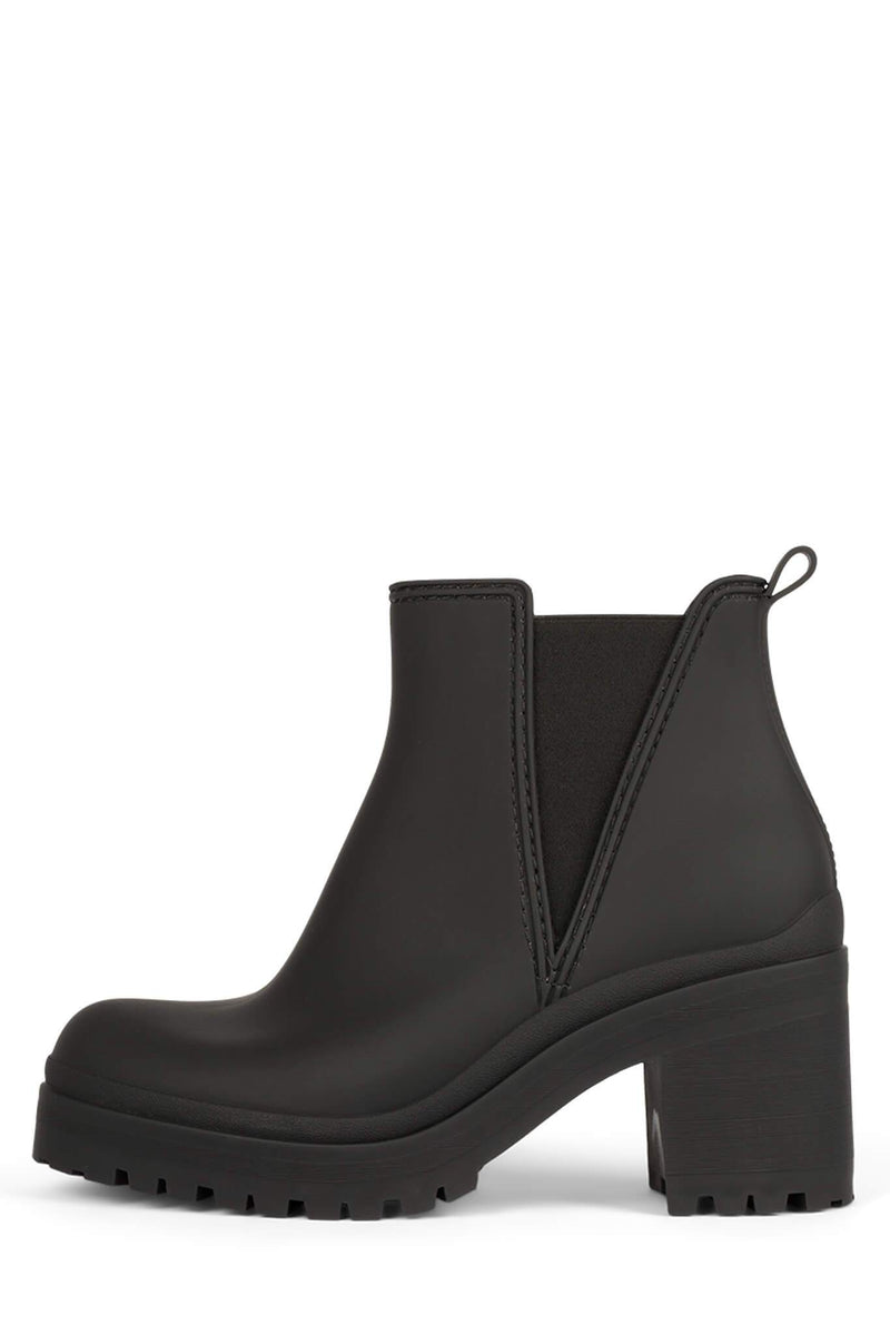 Jeffrey Campbell Raining Women's Rain Boots Black | RCIEHGZ-30