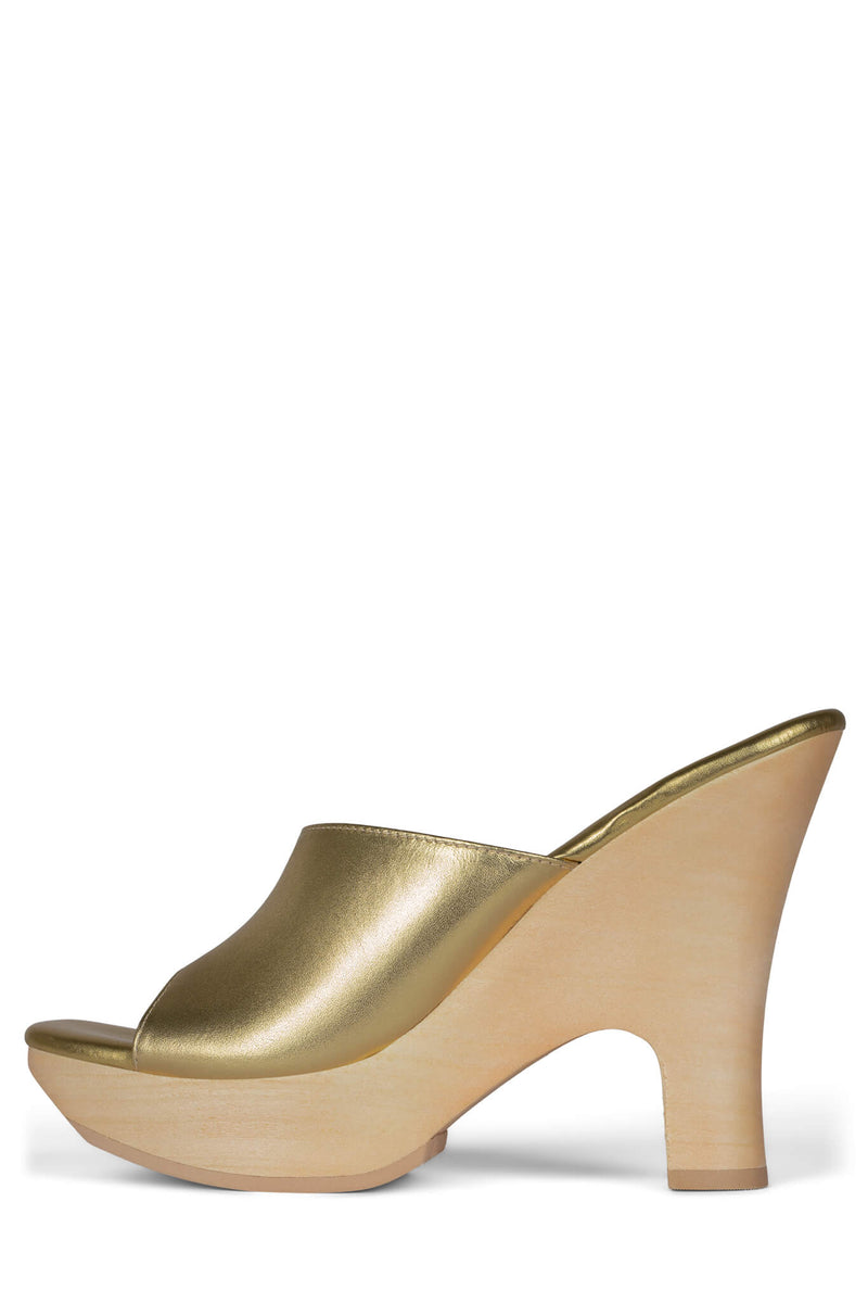 Jeffrey Campbell Roxi Women's Platform Sandals Gold | CPINLZG-35