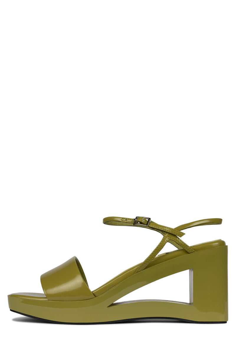 Jeffrey Campbell Scoobiedoo Women's Platform Sandals Green | AZFUEWB-61