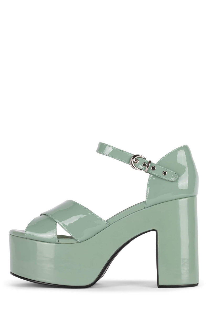 Jeffrey Campbell Sevrine Women's Platform Sandals Mint | BMRDHFE-10