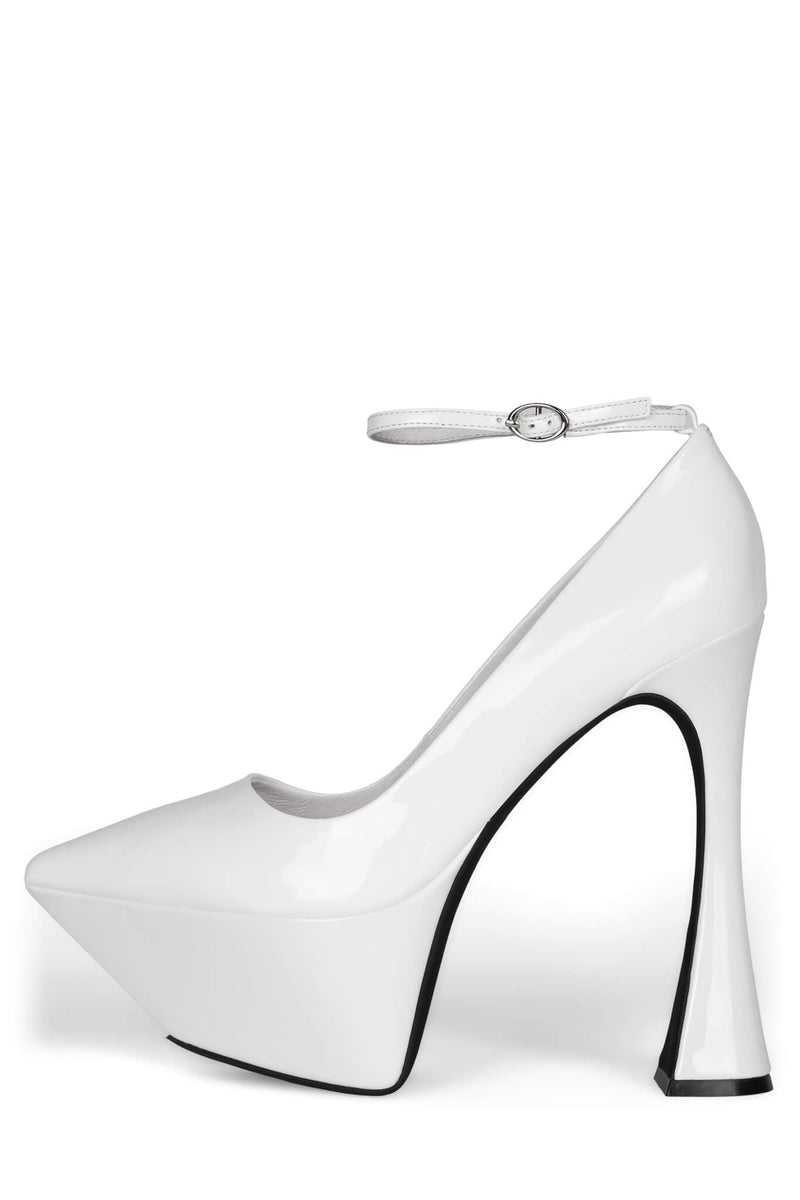 Jeffrey Campbell Siouxsie Women's Pumps White | MNXCUOE-18