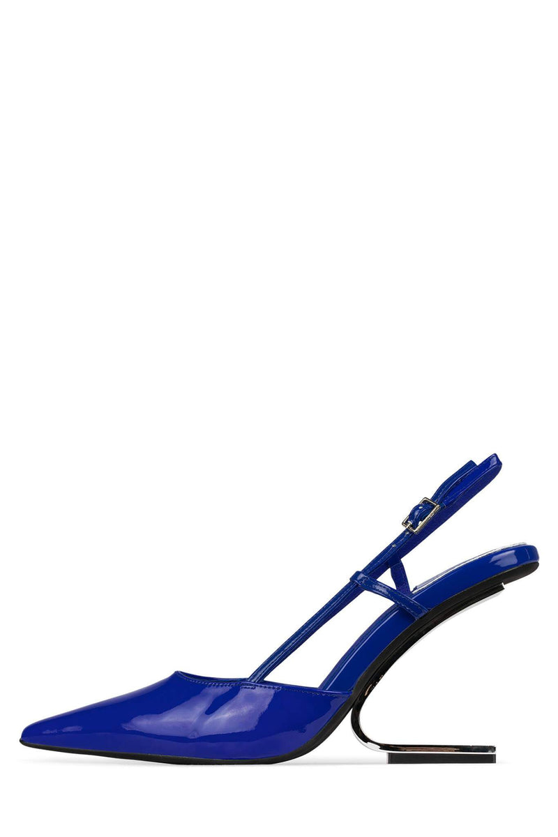 Jeffrey Campbell Slung Women's Heels Shoes Blue | JLTMVIU-24