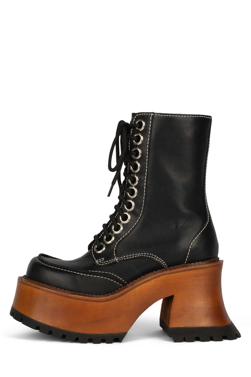 Jeffrey Campbell Soda-Pop Women's Platform Boots Black | DECZGTA-76