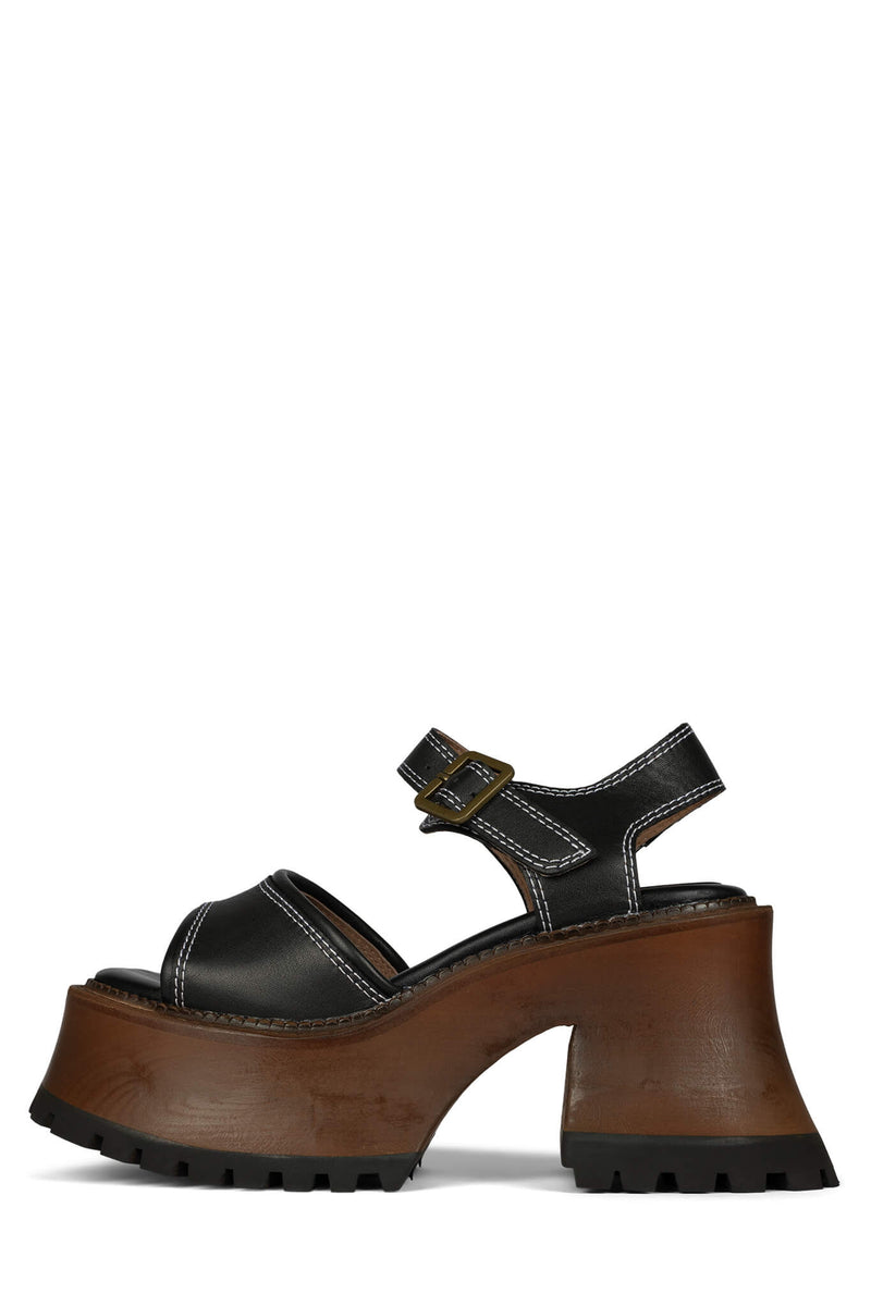 Jeffrey Campbell Soda-Water Women's Platform Sandals Black | MTINBPQ-53