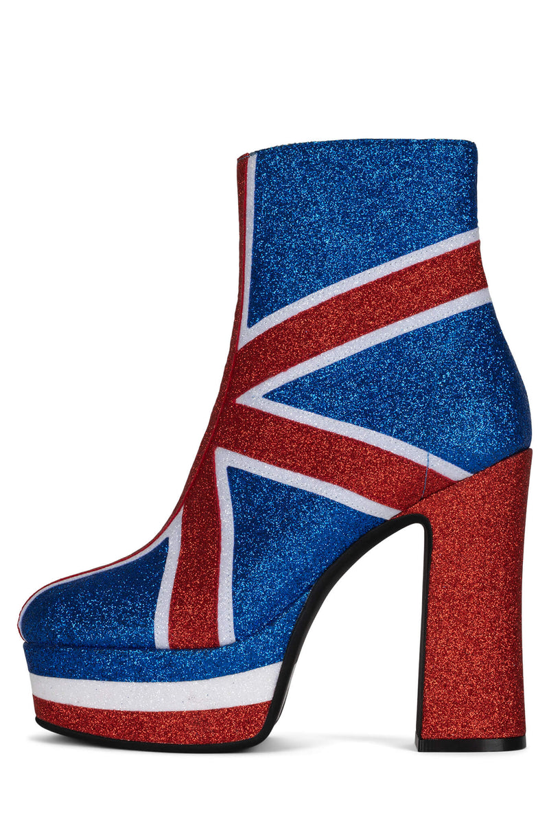 Jeffrey Campbell Spice-It Women's Ankle Boots Blue / Red | NPSYOCB-14