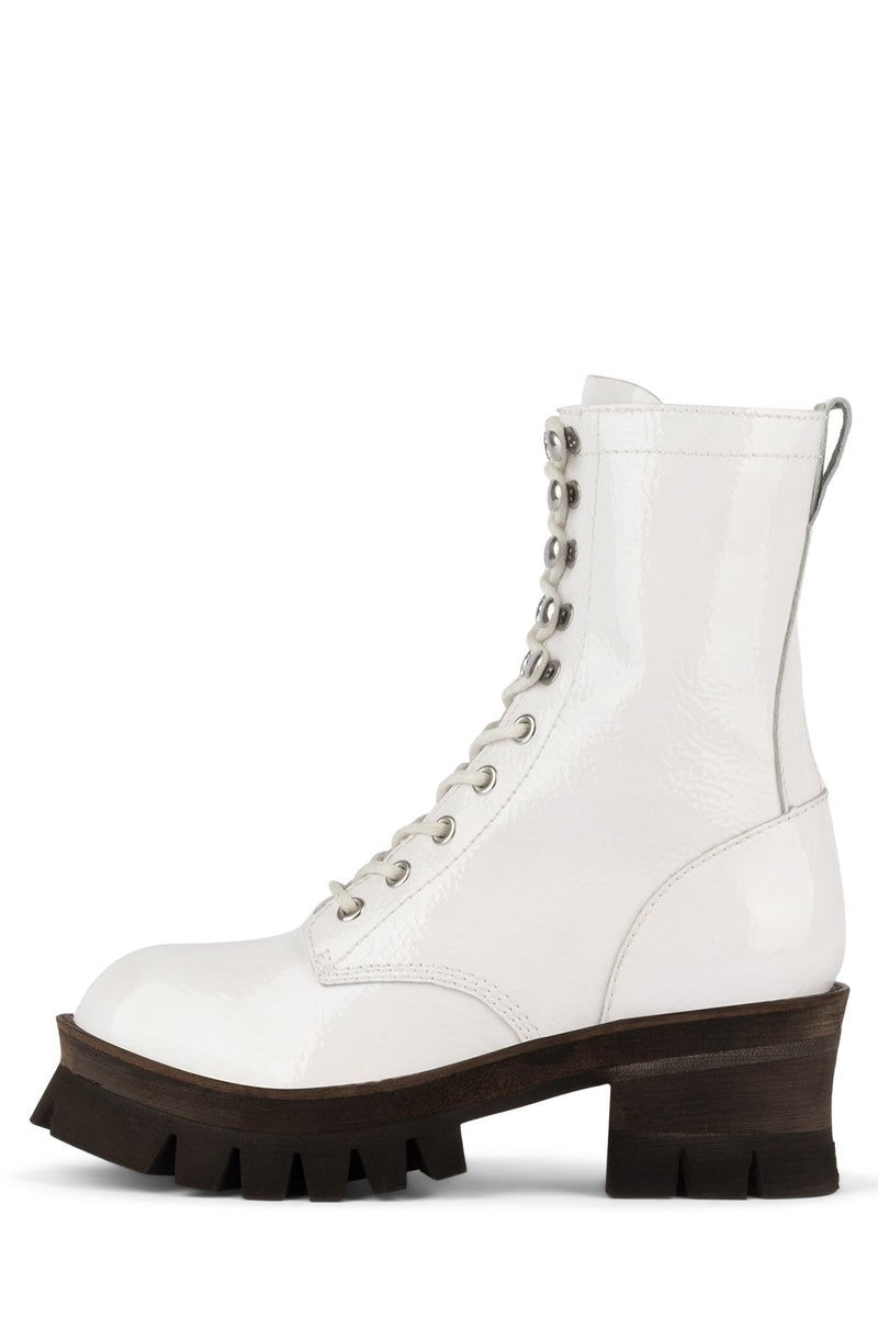 Jeffrey Campbell Sycamore3h Women's Platform Boots White | NIUWABZ-69