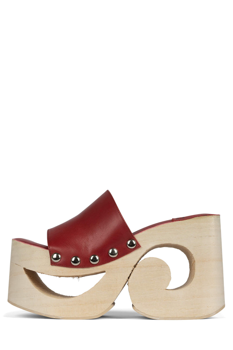 Jeffrey Campbell Symbolic Women's Platform Sandals Red | MOPVIUD-38