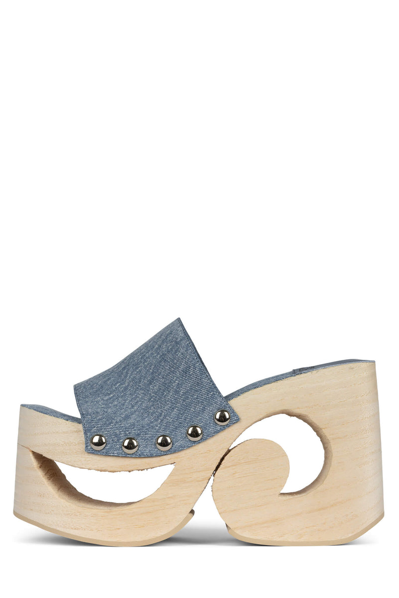 Jeffrey Campbell Symbolic Women's Platform Sandals Blue | WDCVEGJ-78