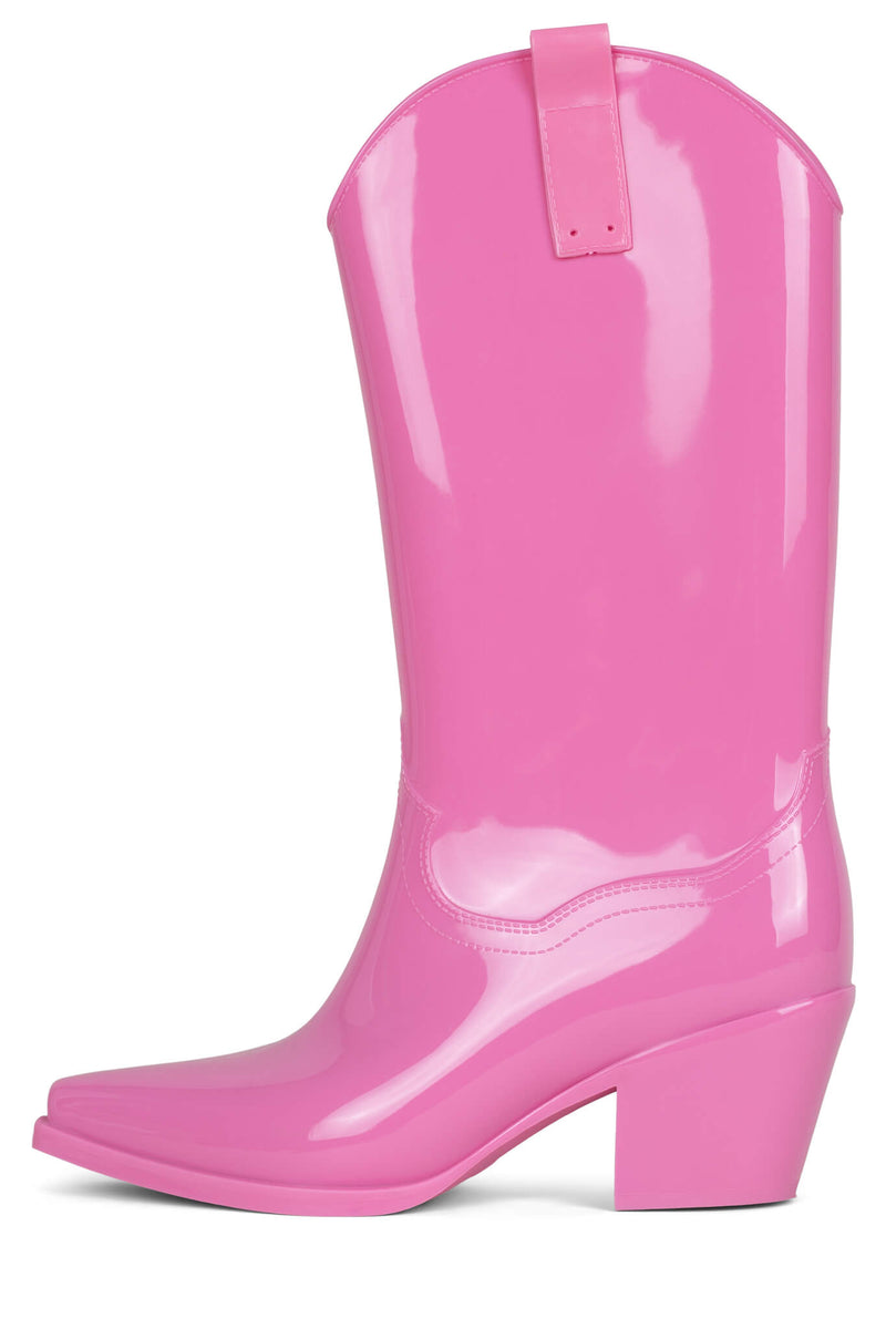 Jeffrey Campbell Thundrstrm Women's Rain Boots Pink | BPGMQNV-86