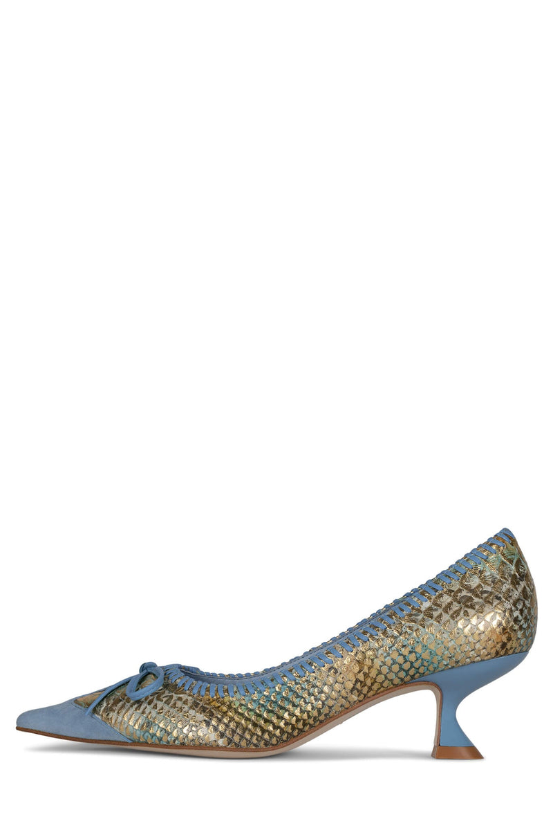 Jeffrey Campbell Torpedo-2 Women's Heels Shoes Blue | GMVNJSY-30