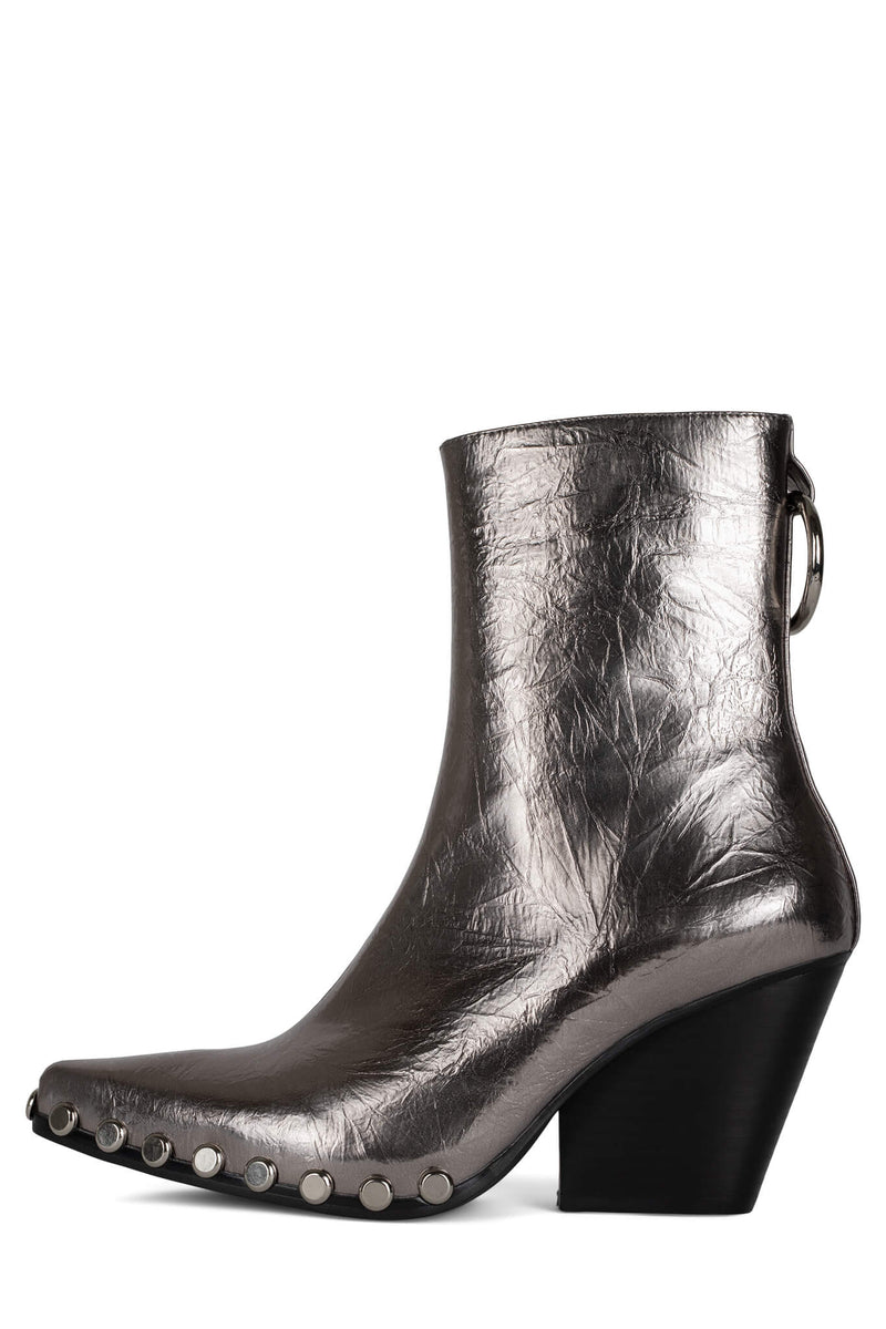 Jeffrey Campbell Walton-Sr2 Women's Ankle Boots Silver | WBPKLNC-92