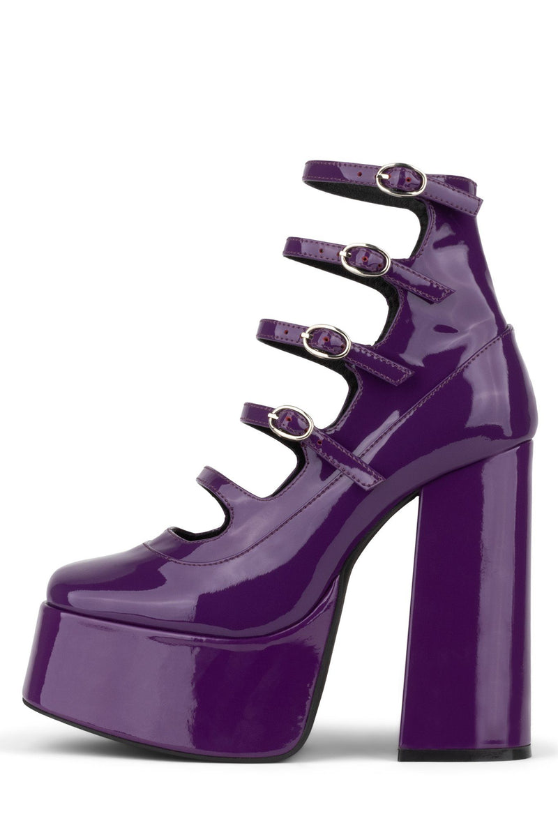 Jeffrey Campbell Xandra-Lo Women's Pumps Purple | YXQERVS-74