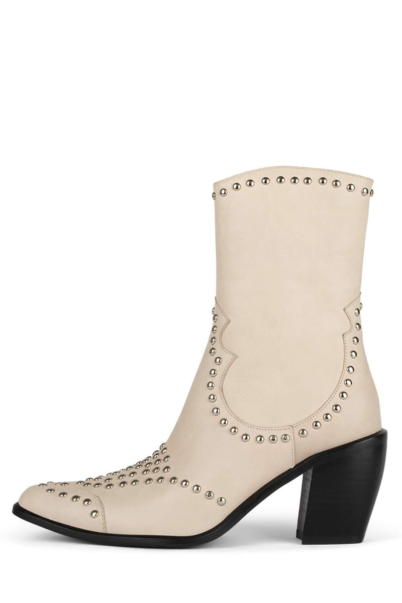 Jeffrey Campbell Xoro-St Women's Ankle Boots White | TWDMJXU-72