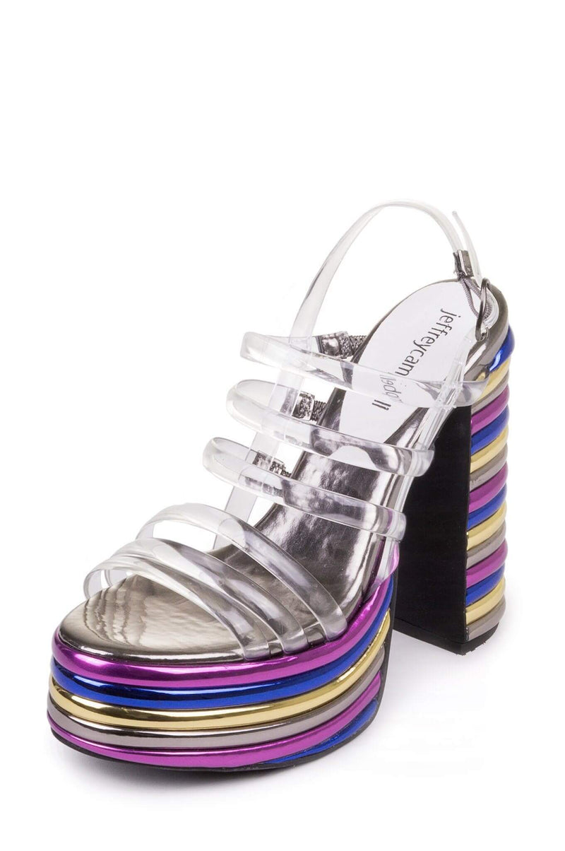 Jeffrey Campbell Abba-2 Women's Platform Sandals Multicolor | XTFEKCP-80