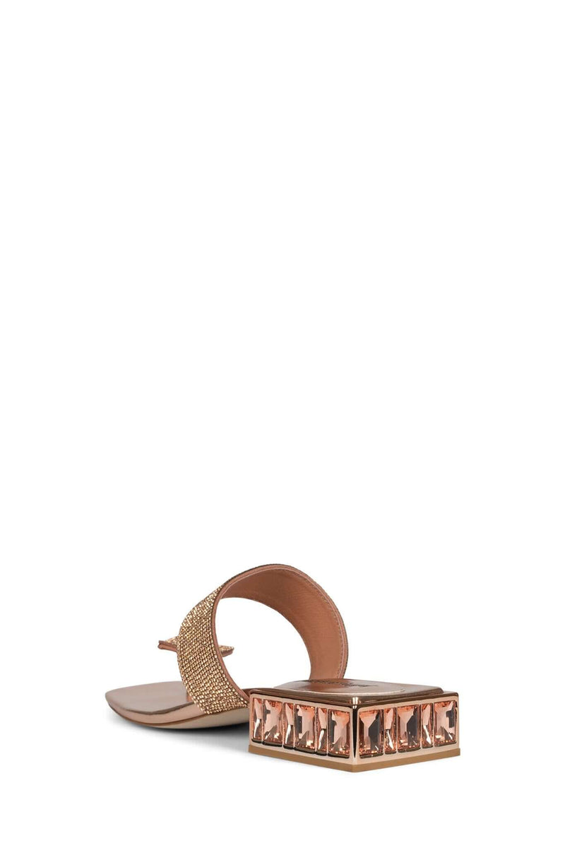 Jeffrey Campbell Alise-2sh Women's Flat Sandals Rose Gold | PBXGDLF-12