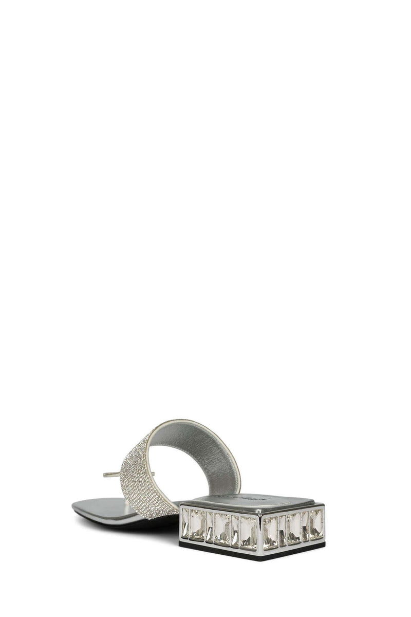 Jeffrey Campbell Alise-2sh Women's Flat Sandals Silver | QDFZEYV-51