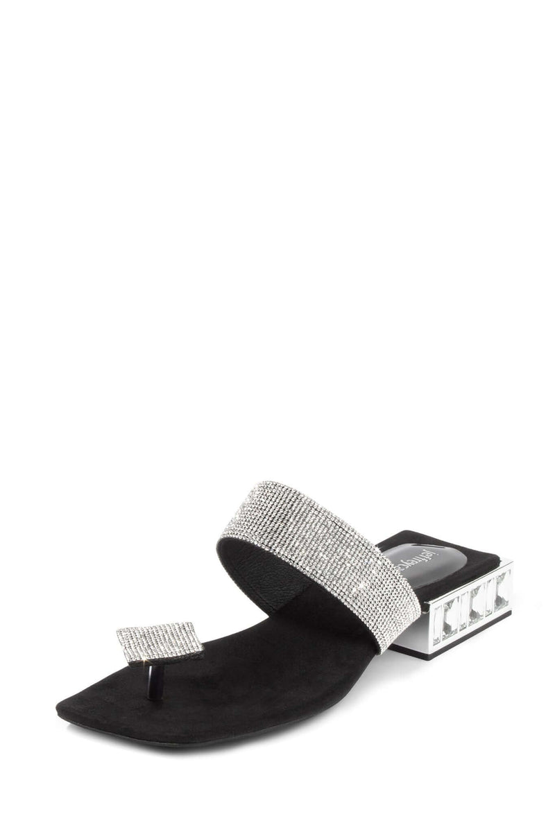 Jeffrey Campbell Alise-Sh Women's Flat Sandals Black | EROPHXL-35