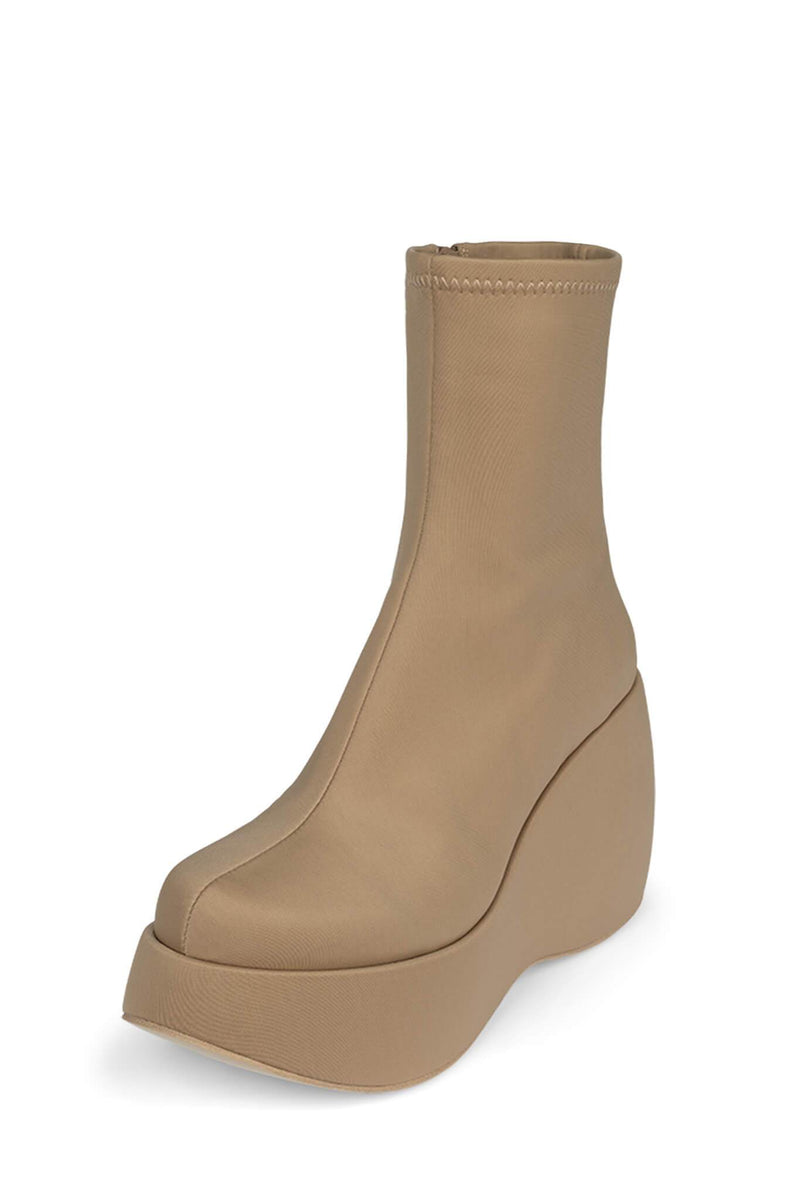 Jeffrey Campbell Alita-Lo2 Women's Platform Boots Beige | BOYXECR-70