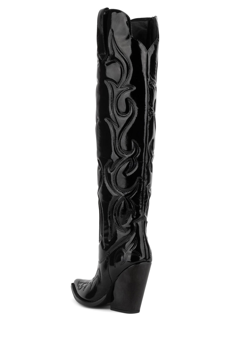 Jeffrey Campbell Amigos Women's Knee High Boots Black | SULXRGE-78