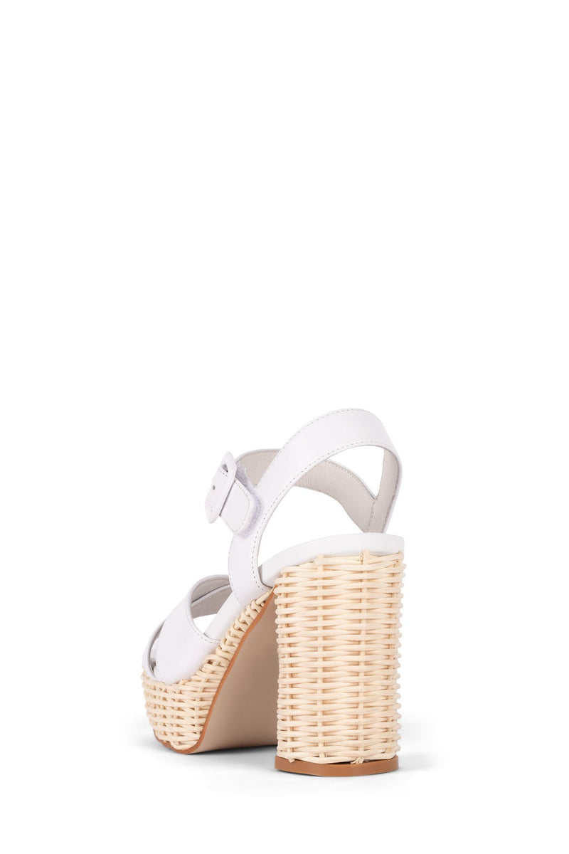 Jeffrey Campbell Amma-2w Women's Platform Sandals White | BASJZPV-89