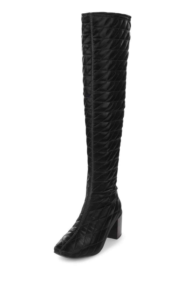 Jeffrey Campbell Andrey-Ok Women's Knee High Boots Black | SZONBLU-31