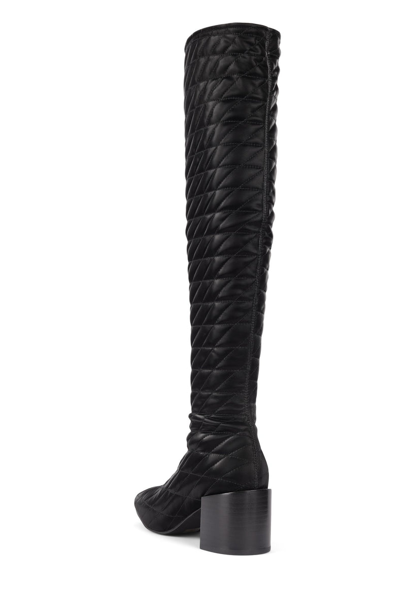 Jeffrey Campbell Andrey-Ok Women's Knee High Boots Black | SZONBLU-31