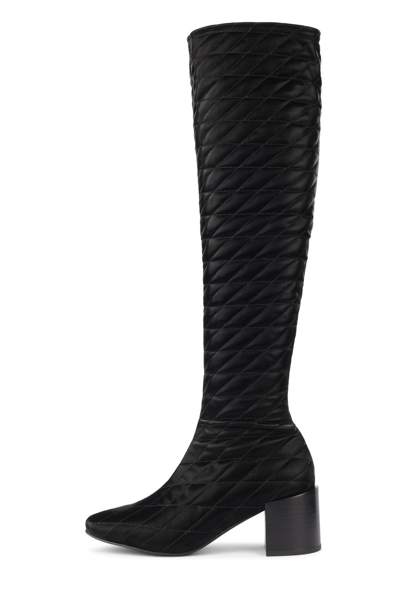 Jeffrey Campbell Andrey-Ok Women\'s Knee High Boots Black | SZONBLU-31