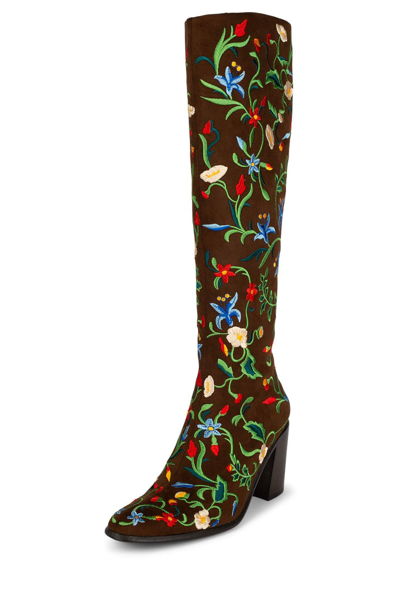 Jeffrey Campbell Anit-Kem-2 Women's Knee High Boots Brown | MIZTKEQ-27