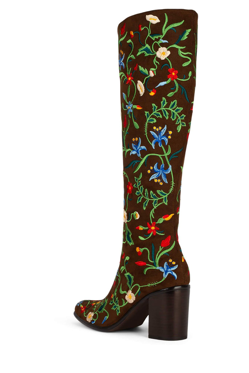 Jeffrey Campbell Anit-Kem-2 Women's Knee High Boots Brown | MIZTKEQ-27