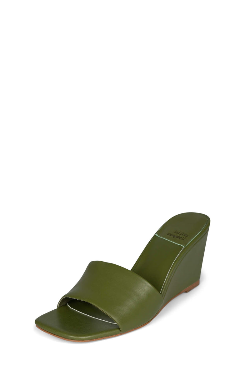 Jeffrey Campbell Appetit Women's Heels Olive | HECNUBI-01