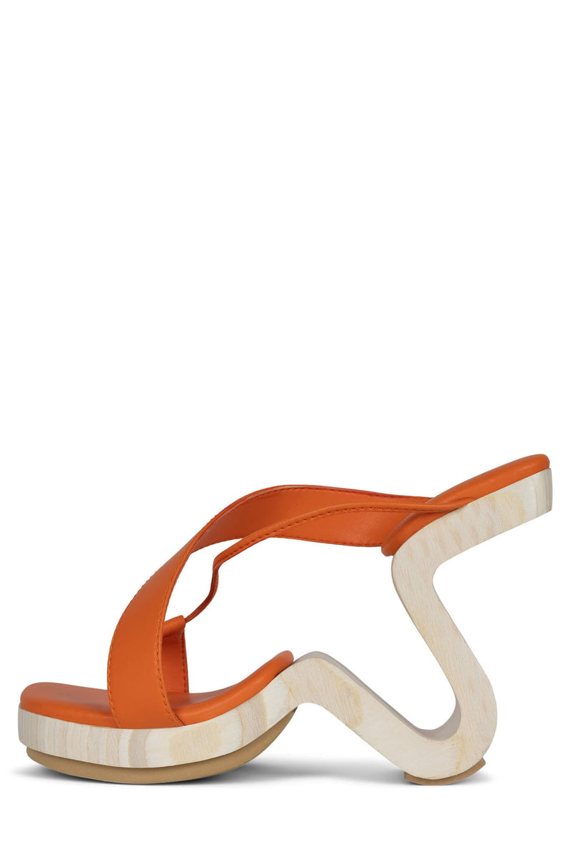 Jeffrey Campbell Arbelos Women\'s Heels Orange | YLOVGCM-10