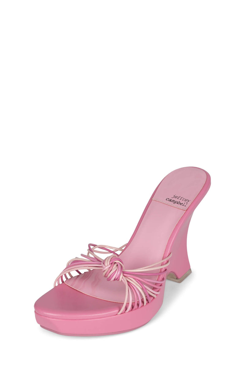 Jeffrey Campbell Arore Women's Wedges Pink | XZNWQPS-62