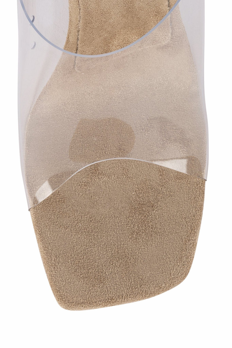 Jeffrey Campbell Bare Women's Heels Beige | ISCXQDM-67