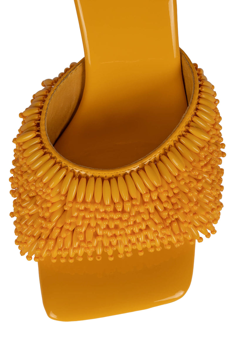 Jeffrey Campbell Beaded-Me Women's Heels Yellow | RUMBKCE-10