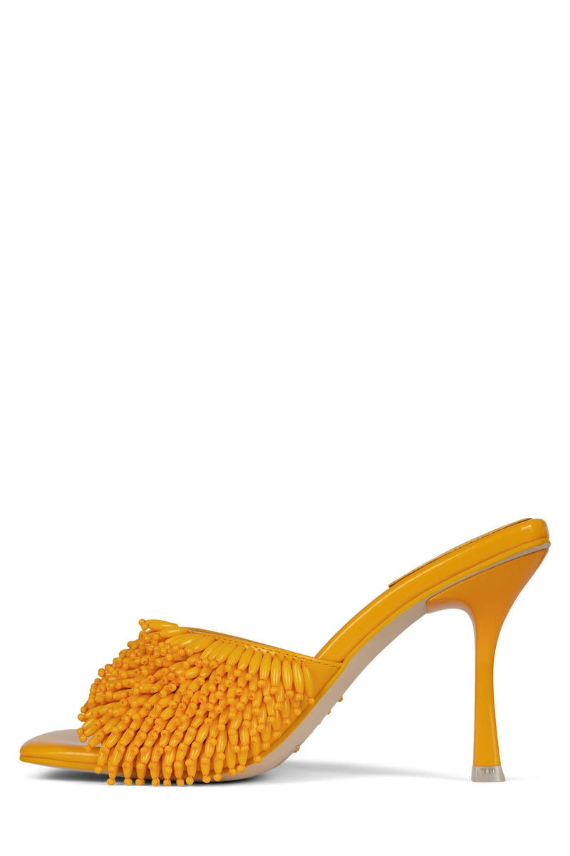 Jeffrey Campbell Beaded-Me Women\'s Heels Yellow | RUMBKCE-10