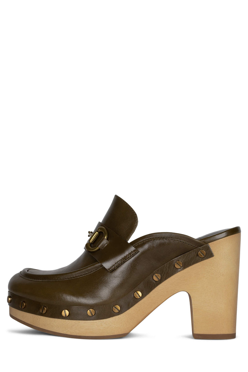 Jeffrey Campbell Beffany Women\'s Platform Sandals Olive | TORZQXS-54