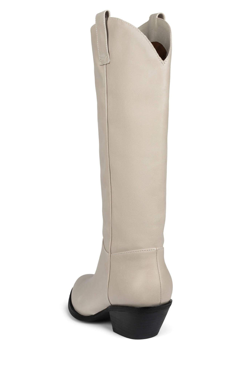 Jeffrey Campbell Blade-2 Women's Knee High Boots White | CGUWVOP-78