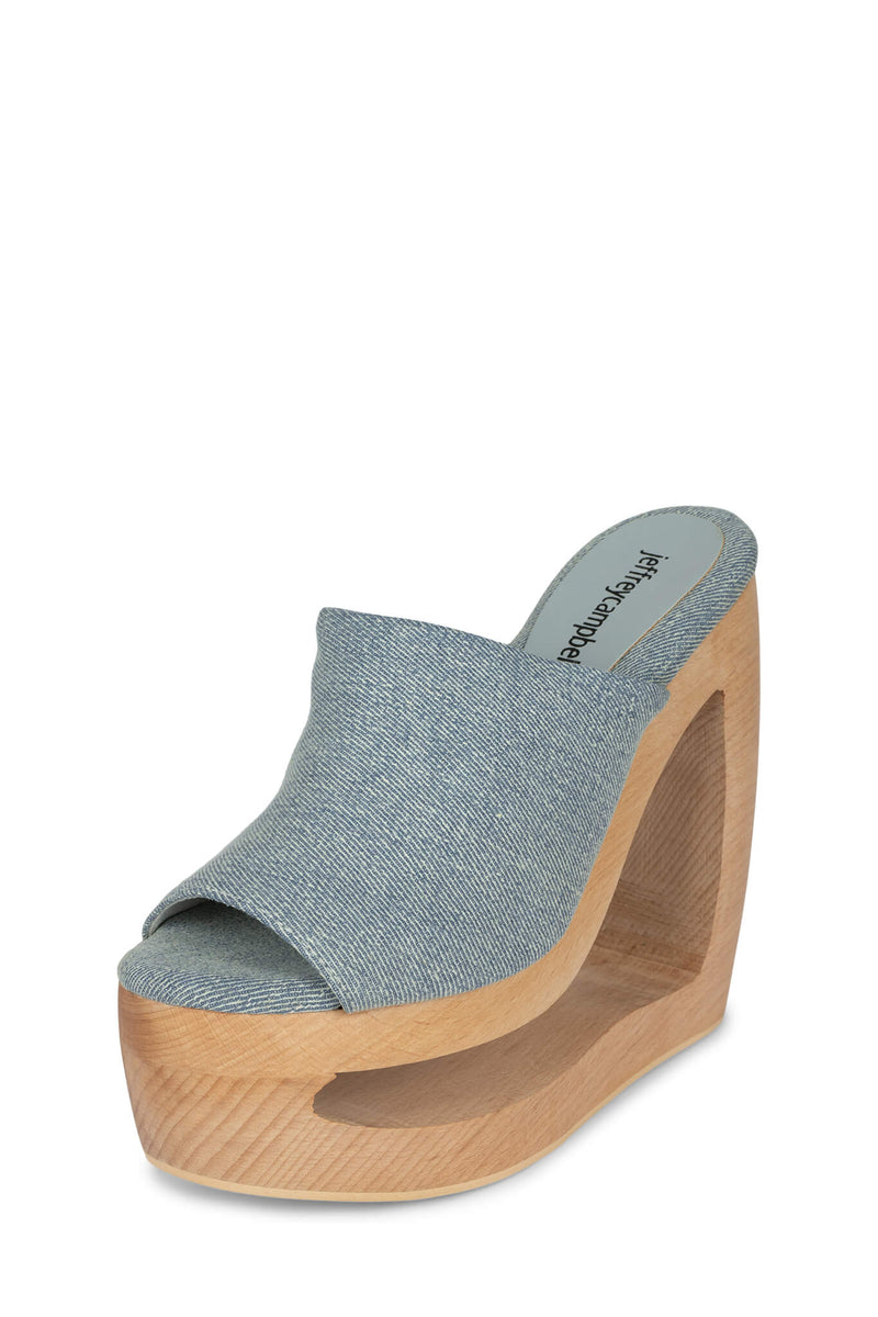 Jeffrey Campbell Blazer Women's Platform Sandals Light Blue | AUYBPLK-17