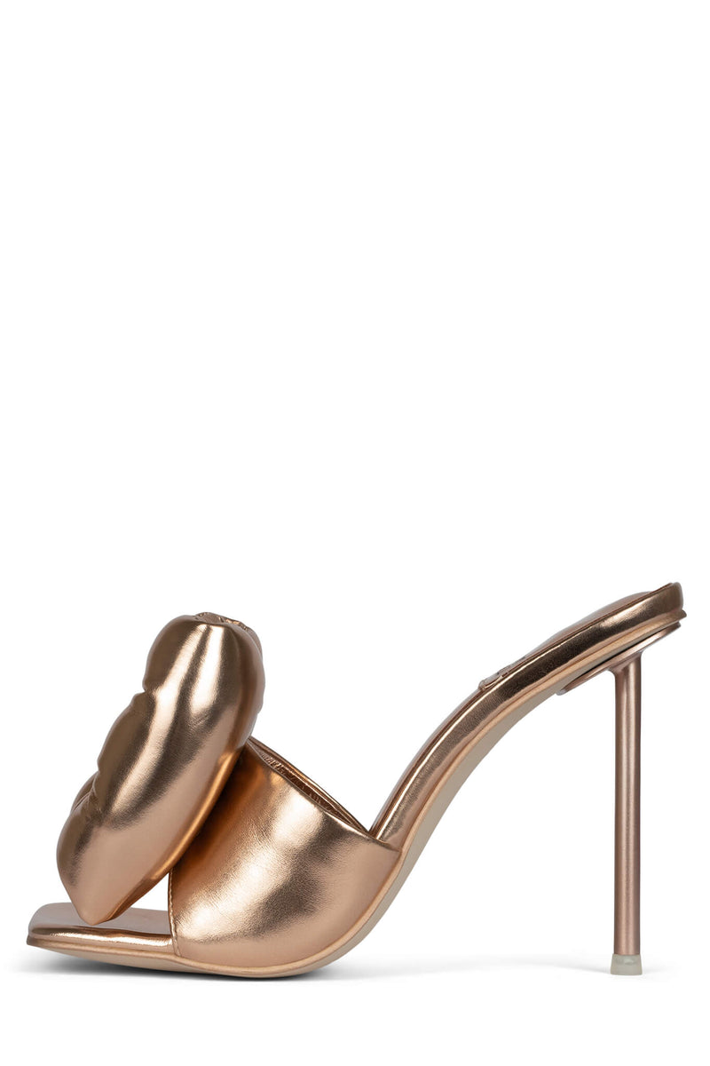 Jeffrey Campbell Bow-Down Women\'s Heels Rose Gold | JRMEIPN-97