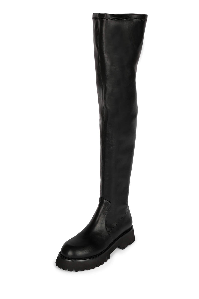 Jeffrey Campbell Break-Ok Women's Knee High Boots Black | WONKXRC-09