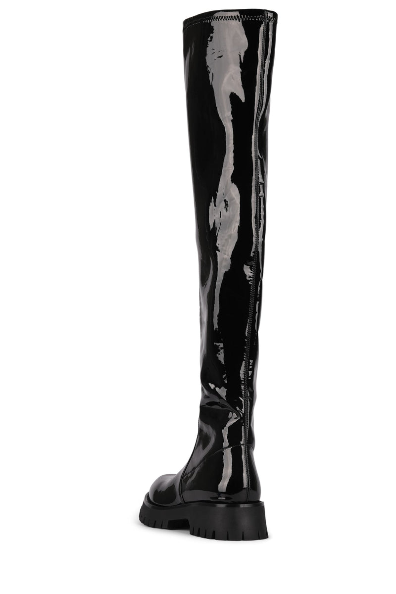 Jeffrey Campbell Break-Ok Women's Knee High Boots Black | WONKXRC-09