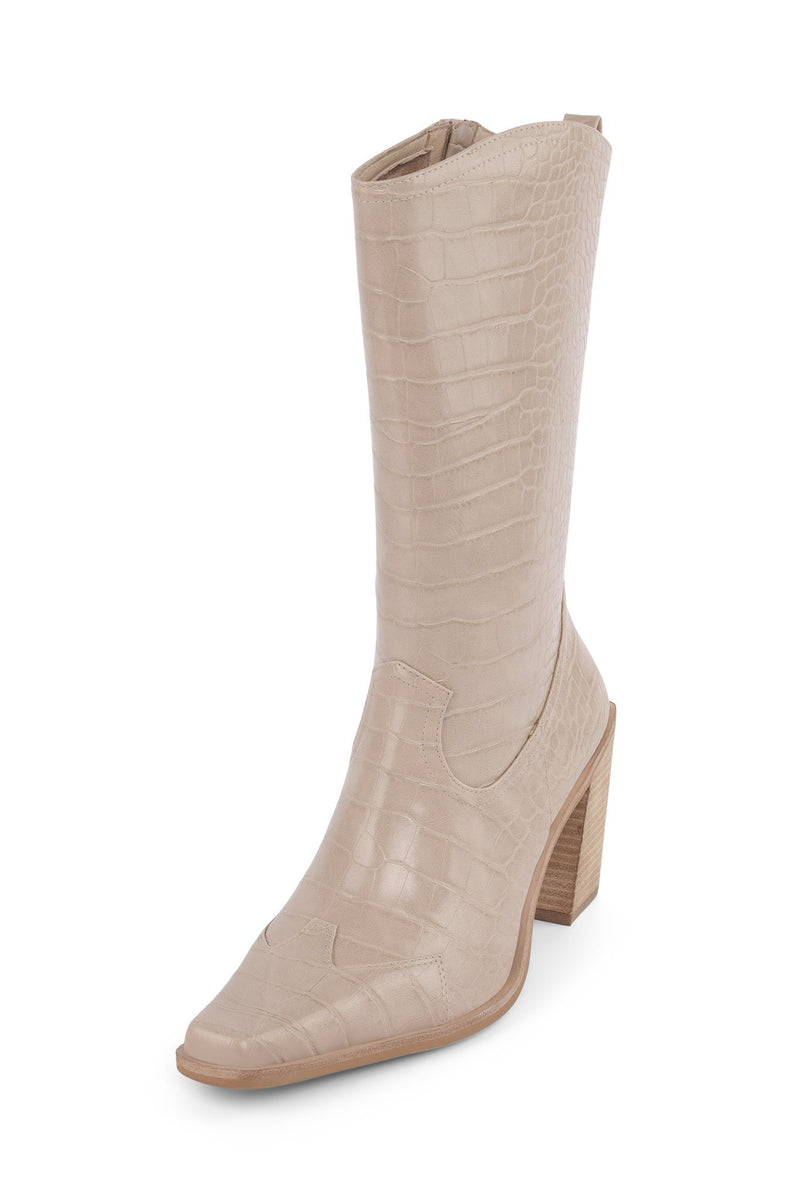 Jeffrey Campbell Calimity Women's Western Boots Beige | YZMCAPR-71