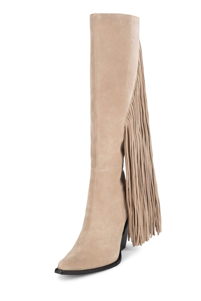 Jeffrey Campbell Cattle Women's Knee High Boots Beige | VTNJWAG-59