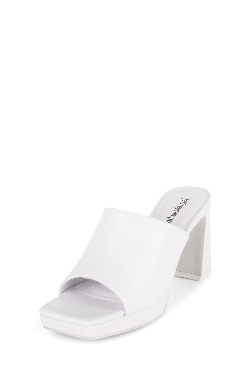 Jeffrey Campbell Caviar Women's Platform Sandals White | TOPLXRV-38