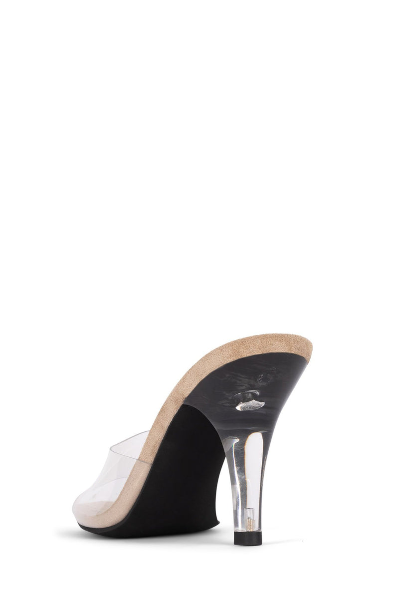 Jeffrey Campbell Cendrillon Women's Heels Beige | GBCIUNT-96