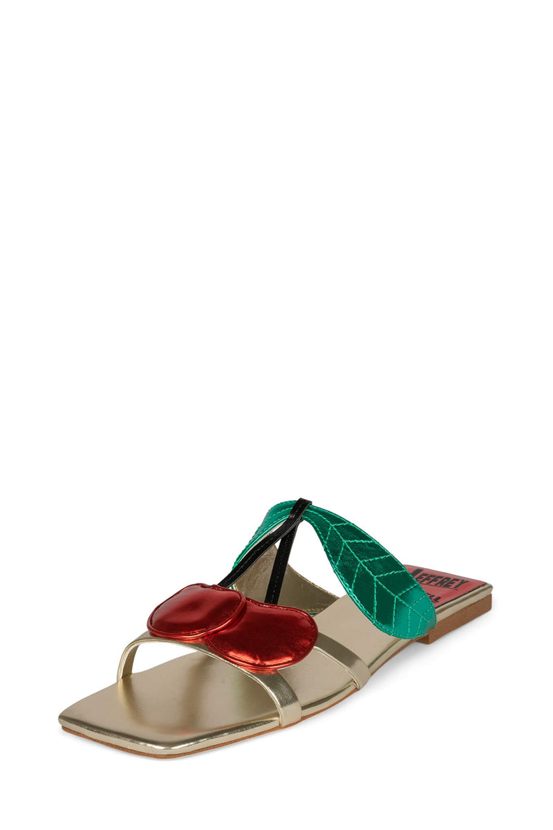 Jeffrey Campbell Cereza Women's Flat Sandals Multicolor | BYLRNFW-32