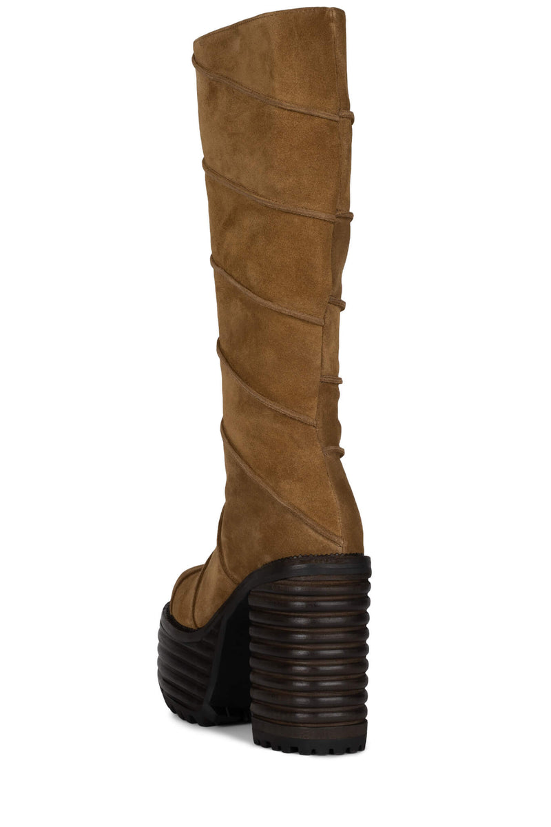 Jeffrey Campbell Cherrypie Women's Knee High Boots Brown | PNWCIOY-35