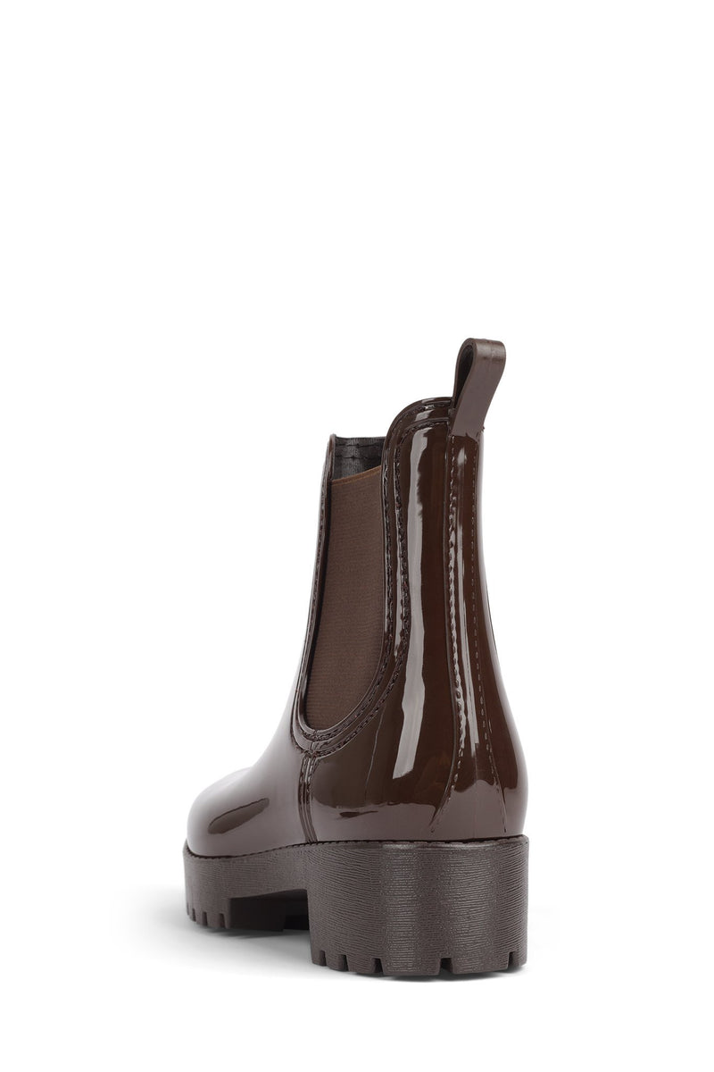 Jeffrey Campbell Cloudy Women's Rain Boots Brown | RLOKJUQ-69